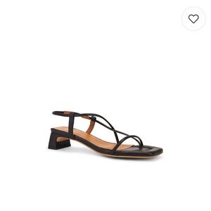 Black strappy Intentionally Blank shoes